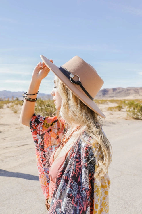 Blush Brim Hat