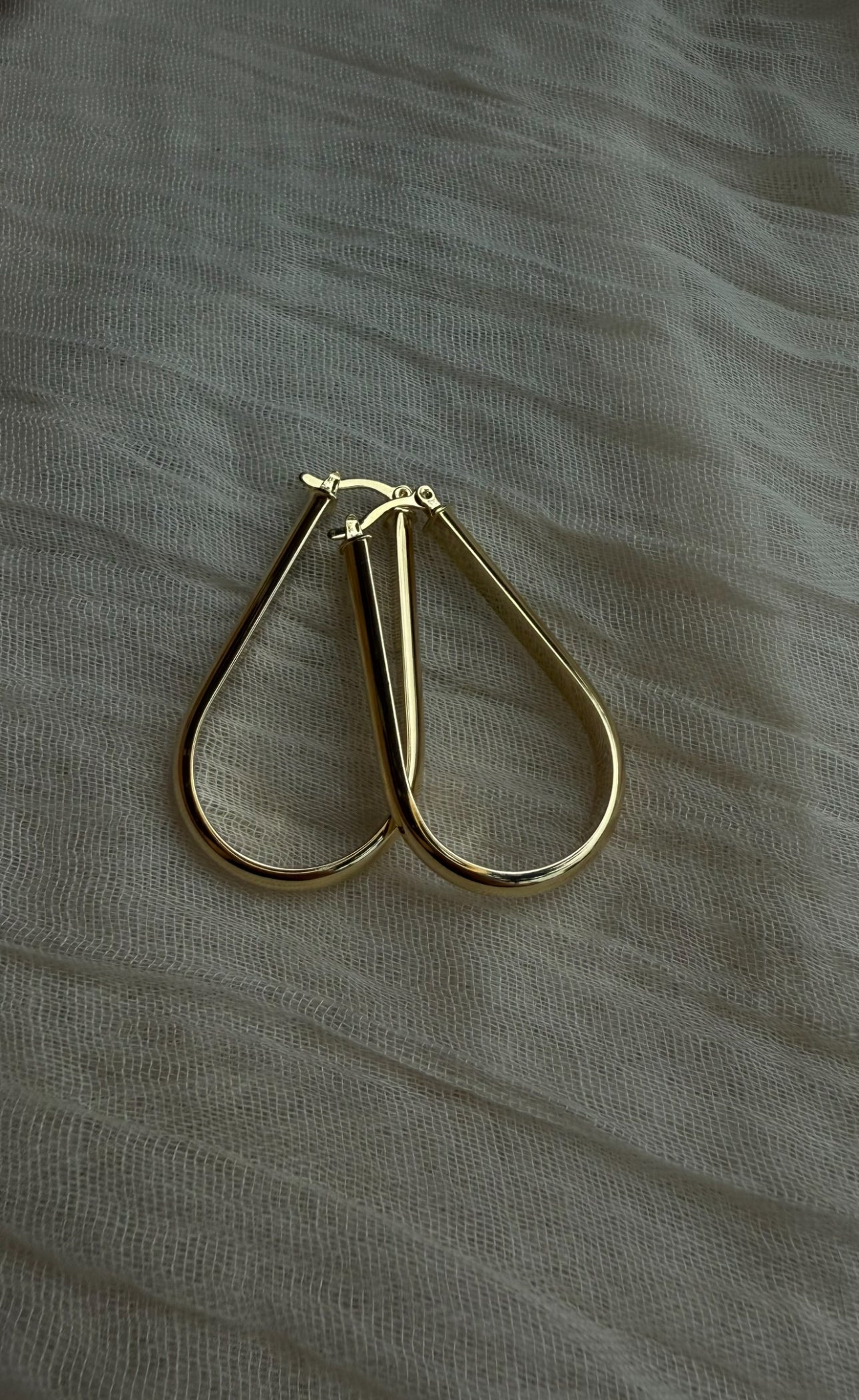 Drop Hoop Earring