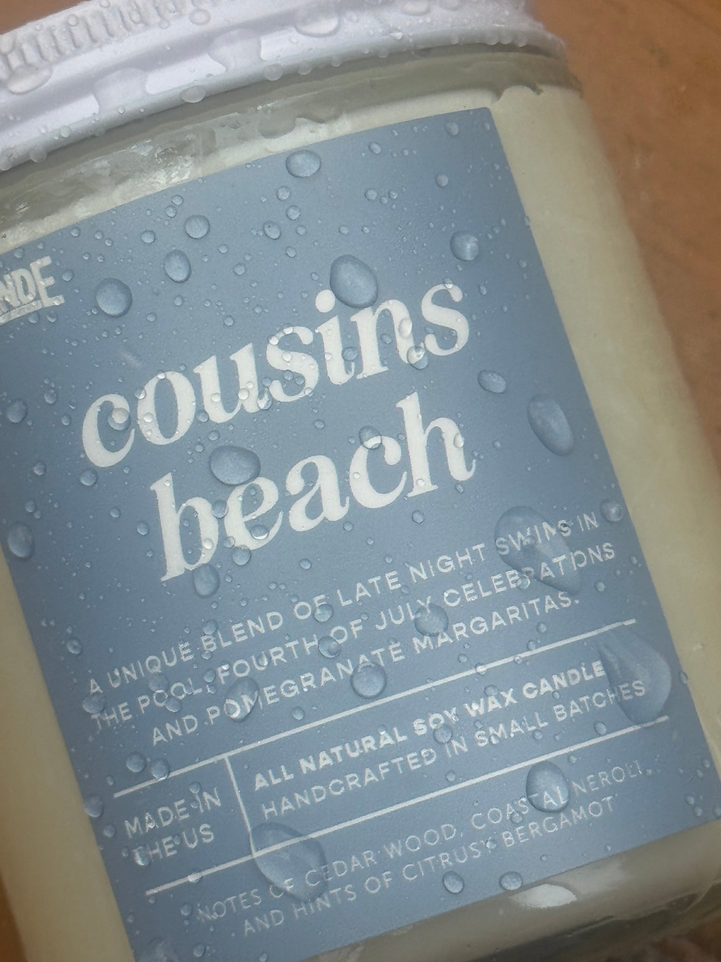 Cousins Beach Candle