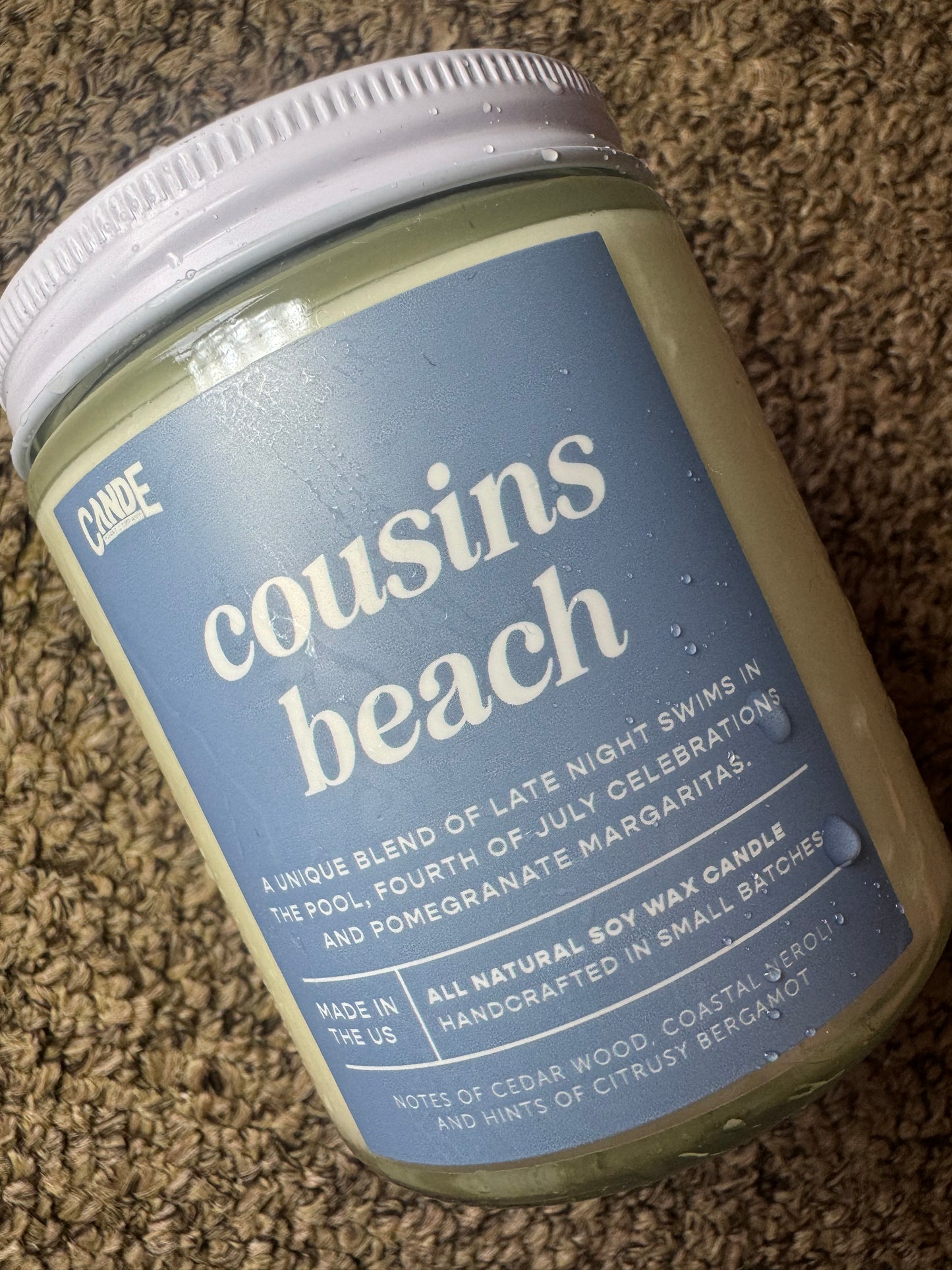 Cousins Beach Candle