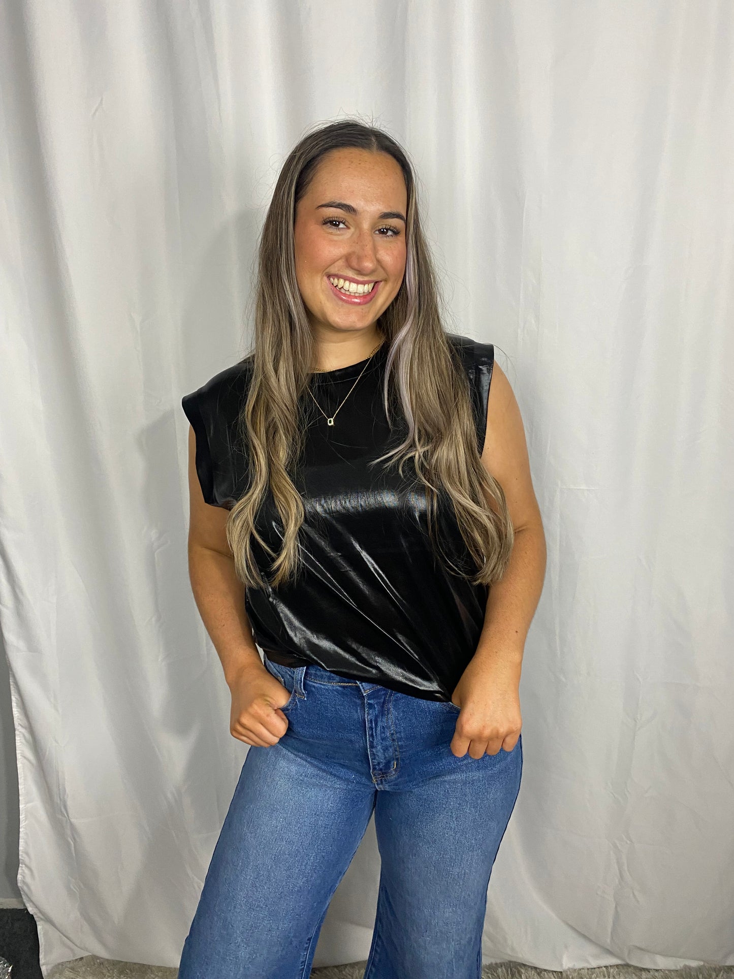 Metallic Tee