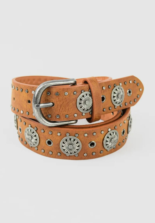 Studded Western Belt