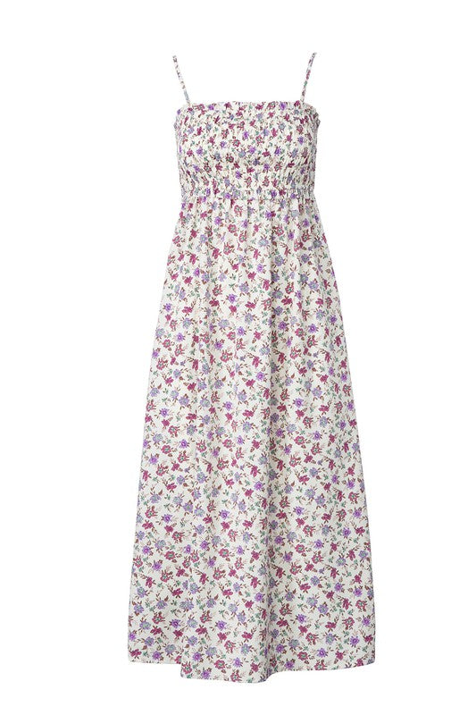 Floral Field Smocked Maxi Dress