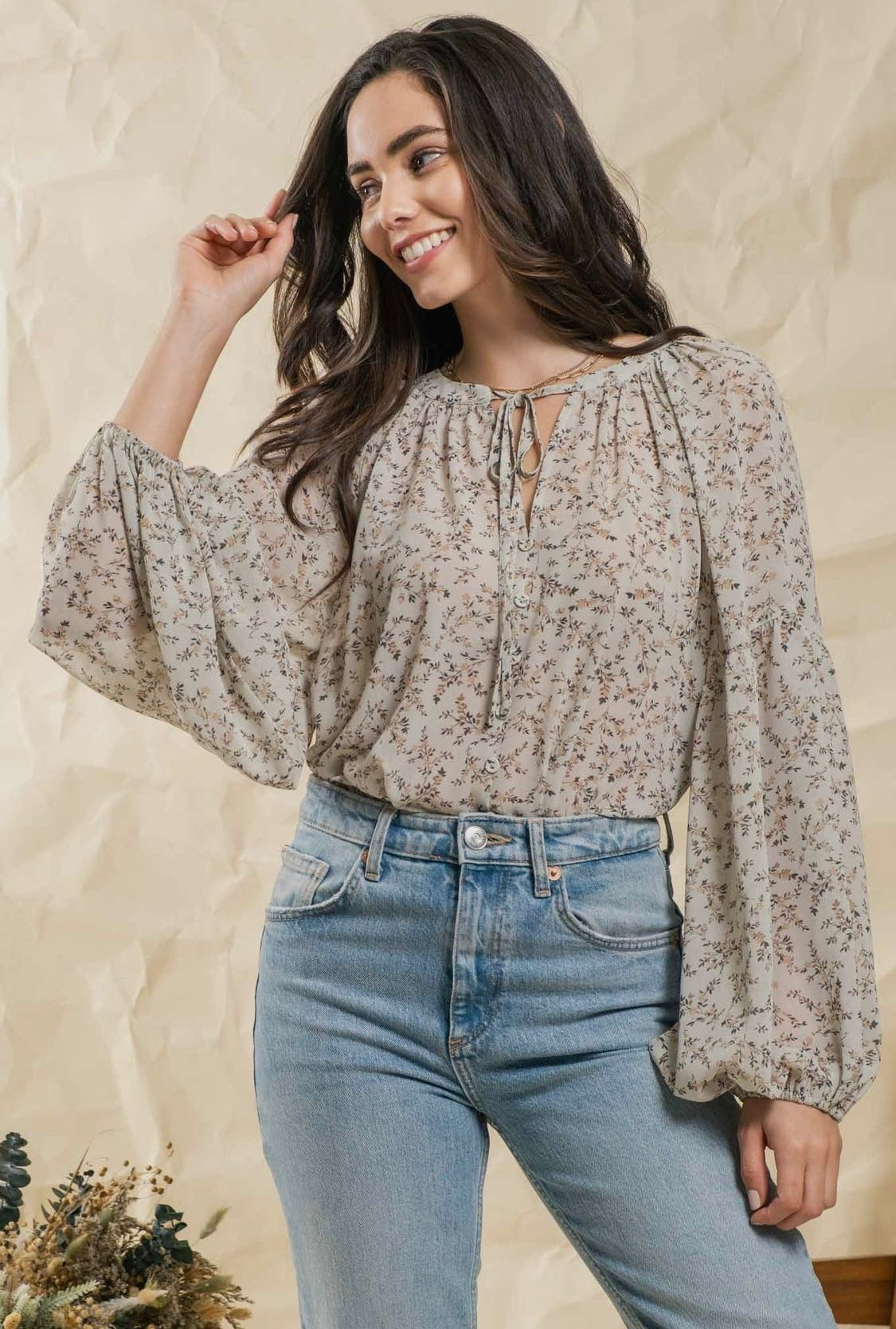 Flowy Floral Blouse