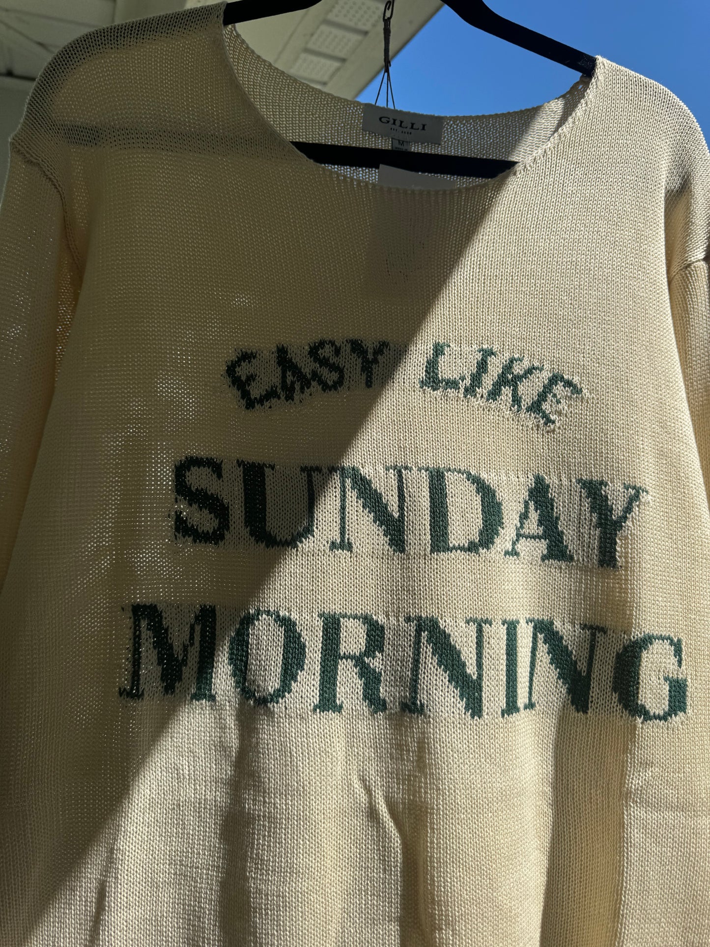 Easy Like Sunday Morning Sweater