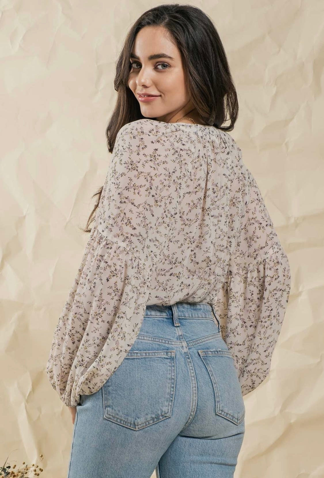 Flowy Floral Blouse