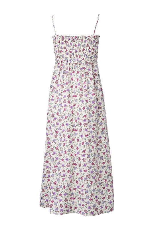 Floral Field Smocked Maxi Dress