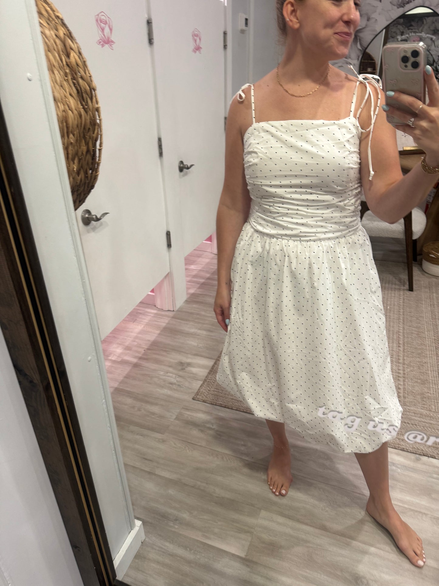 Susannah Polka Dot Dress