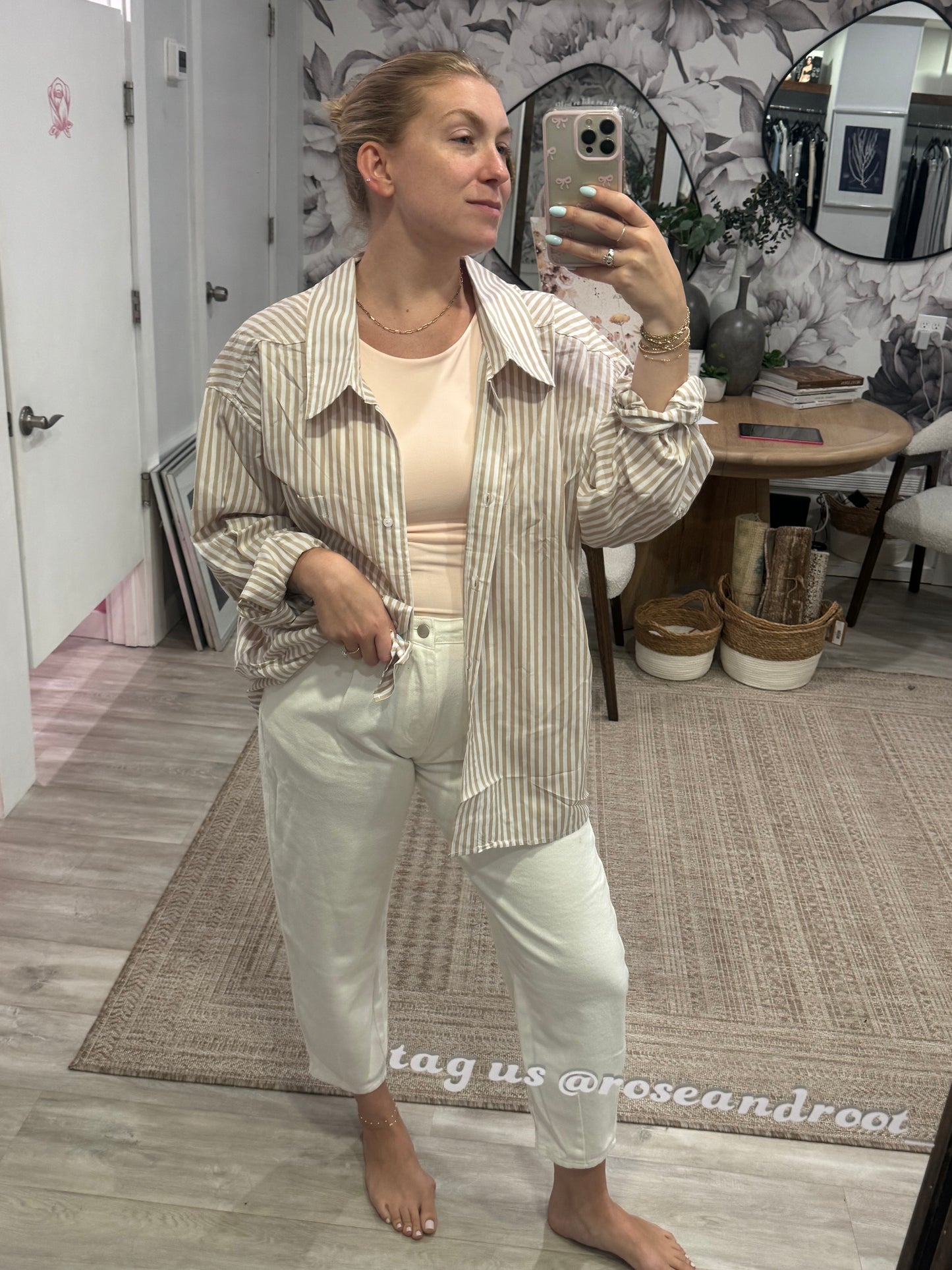 Poolside Button down
