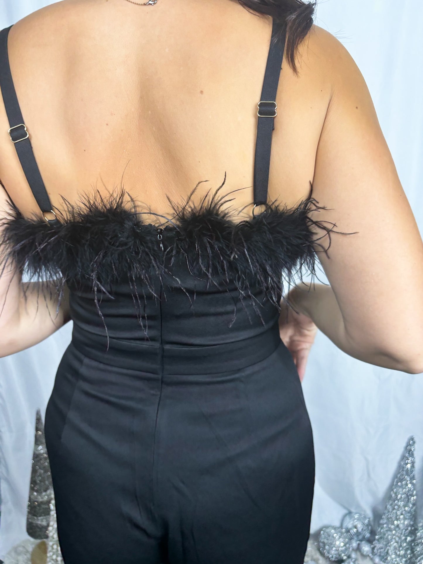 Alyssa Feather Jumpsuit