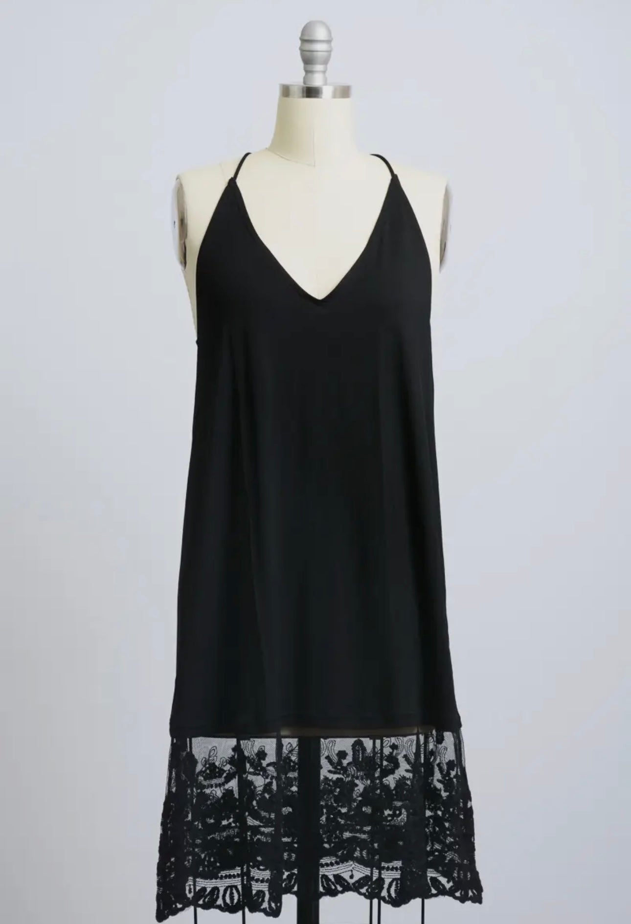 Lace Layering Slip Dress