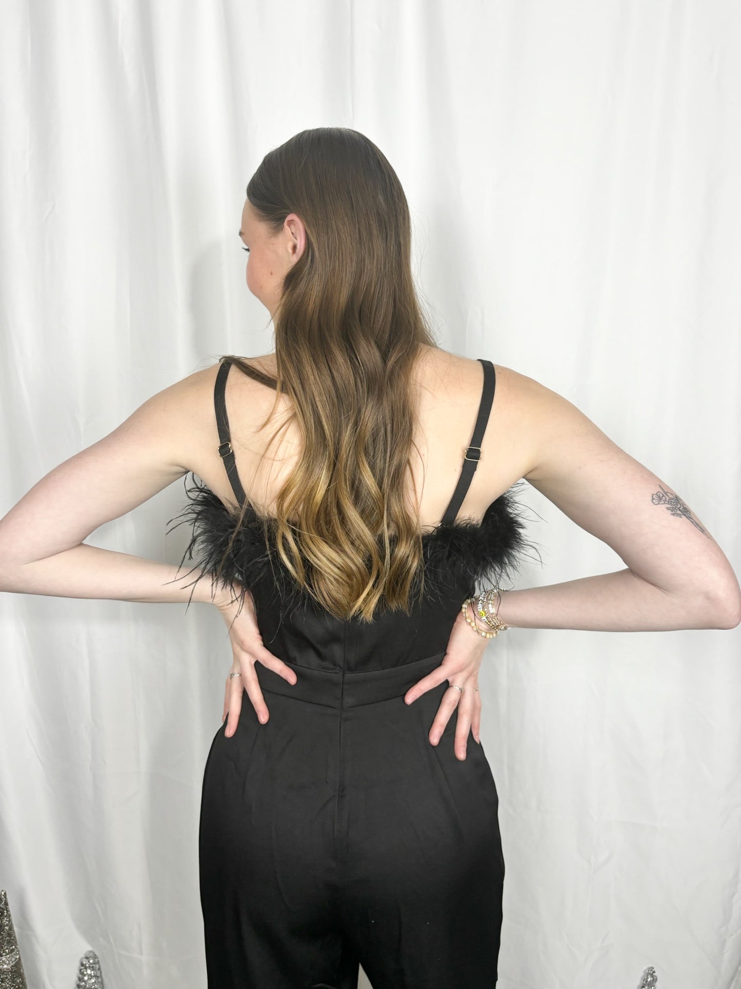 Alyssa Feather Jumpsuit