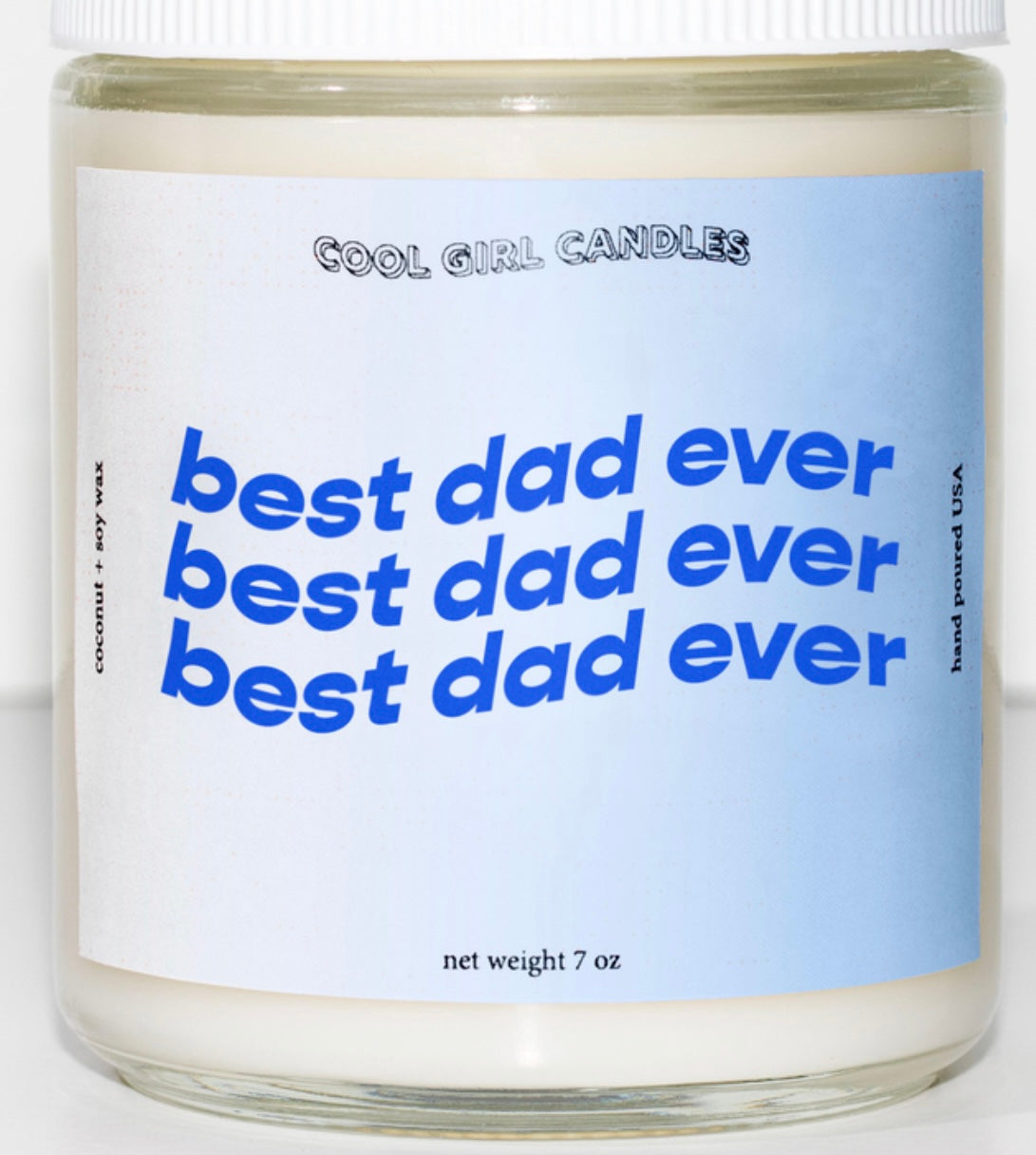 Best dad ever candle