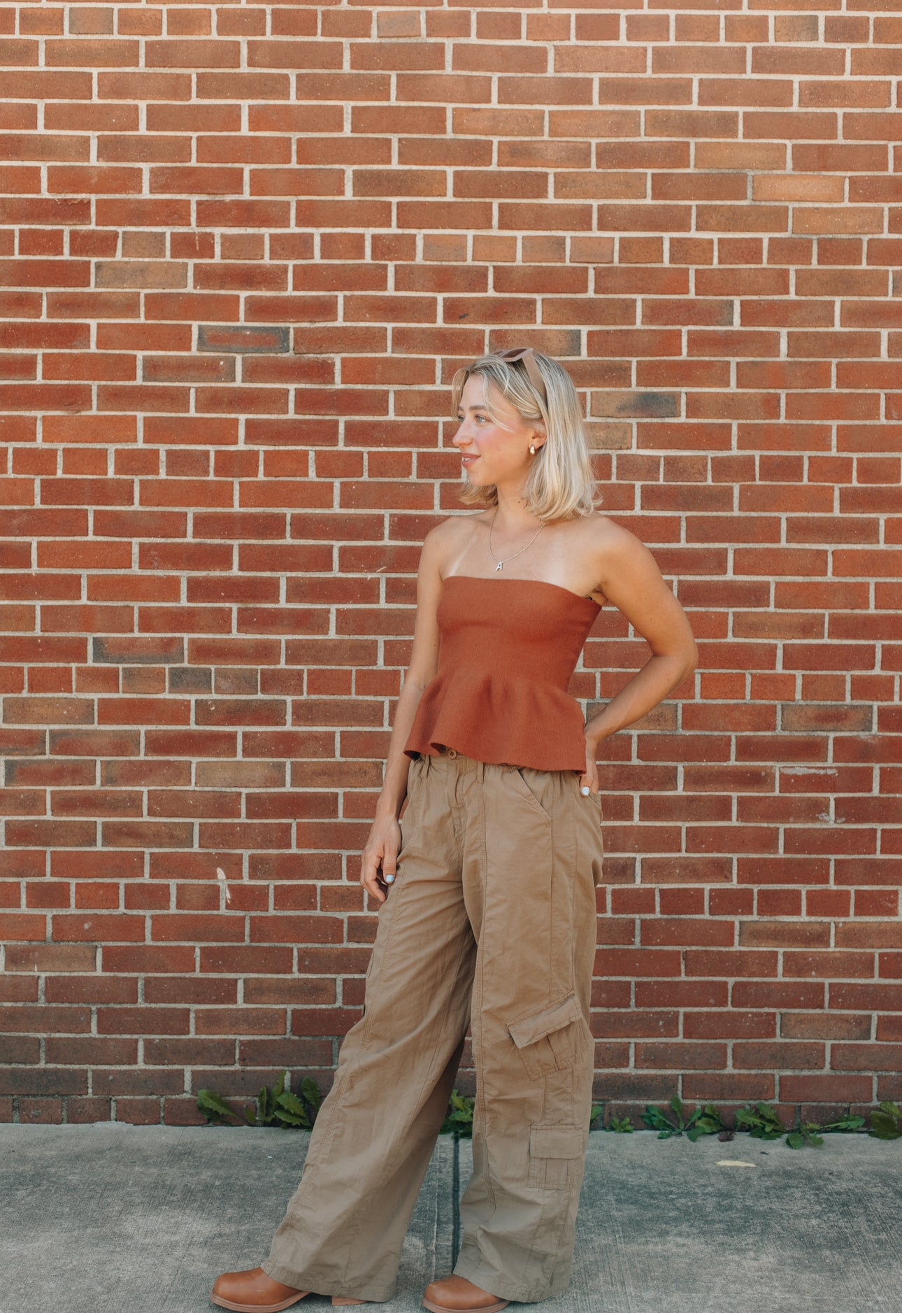 Cinnamon Curve Tube top