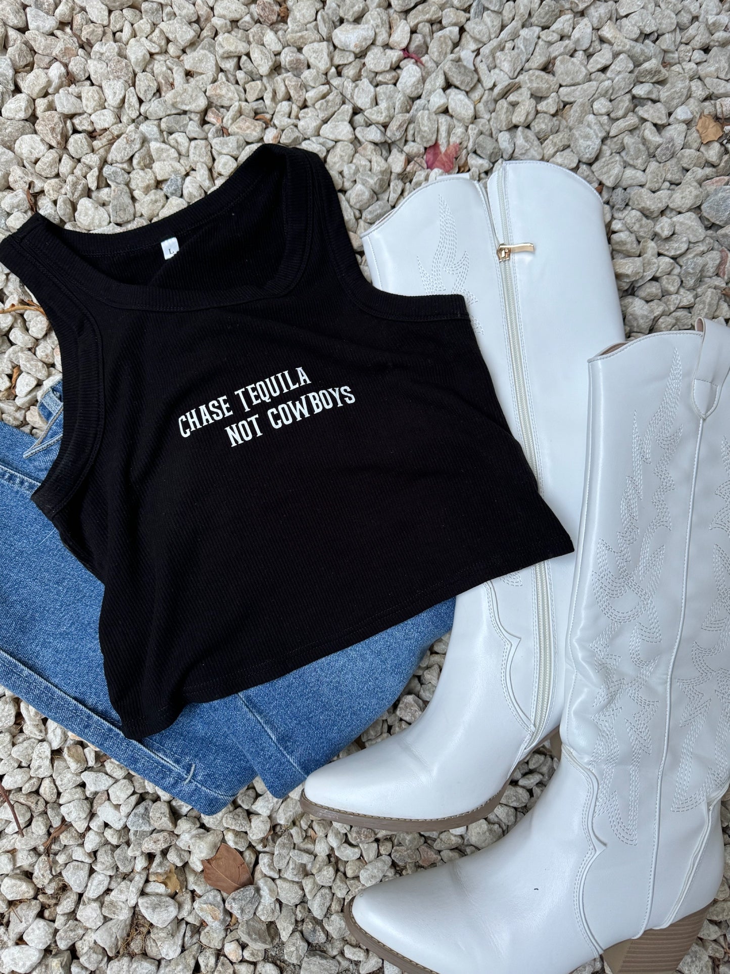 Chase Tequila Not Cowboys Tank