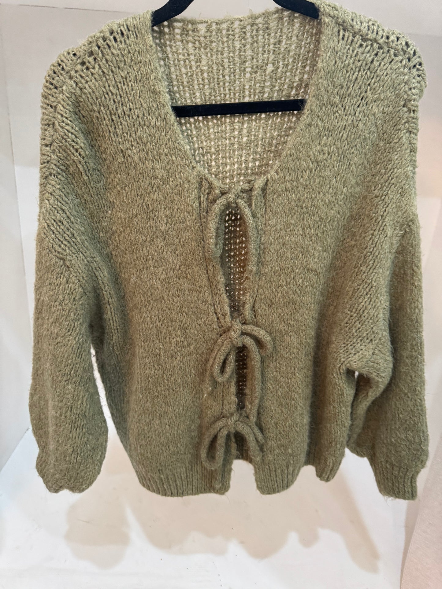 Tie Front Sweater