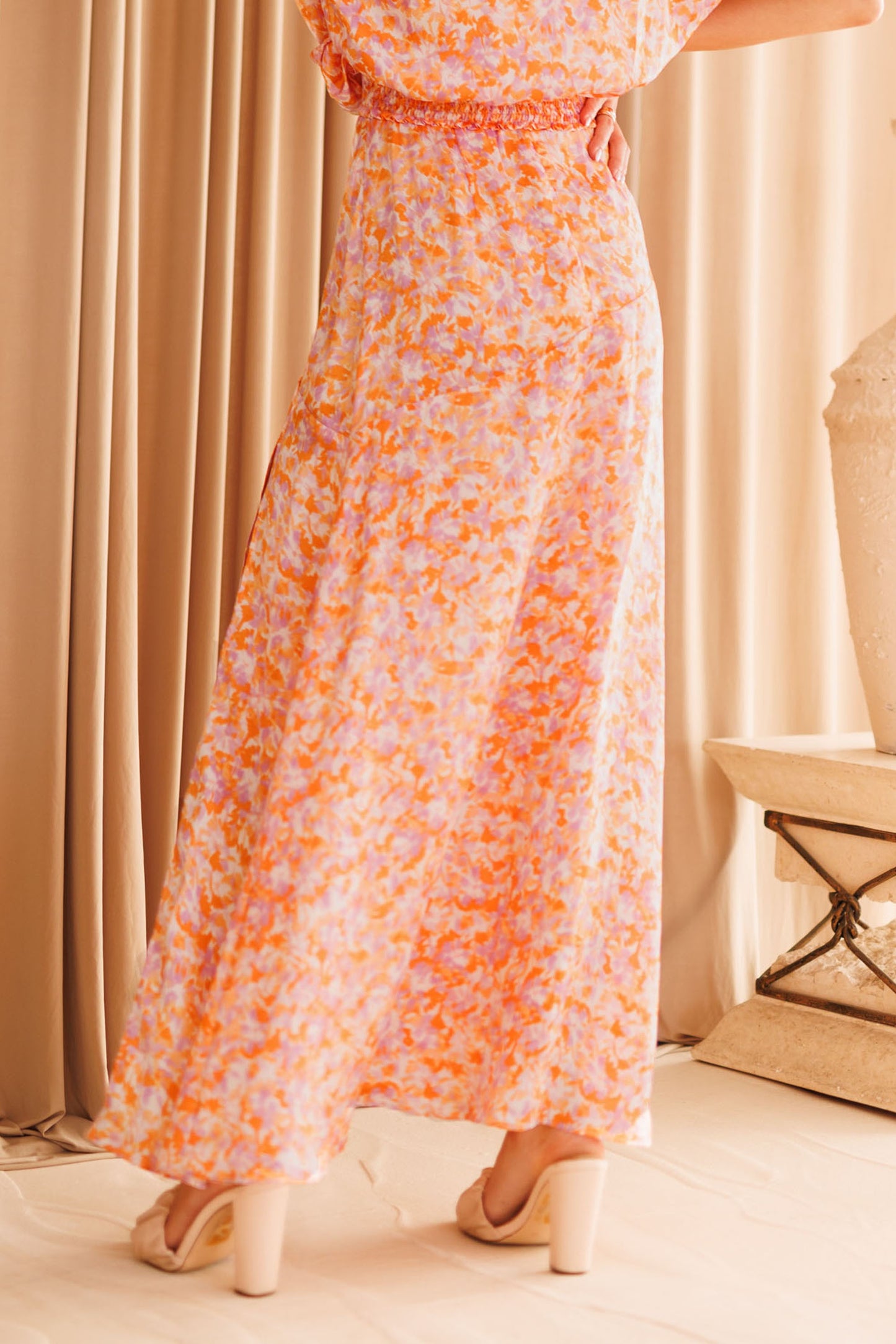Side Slit Maxi Skirt