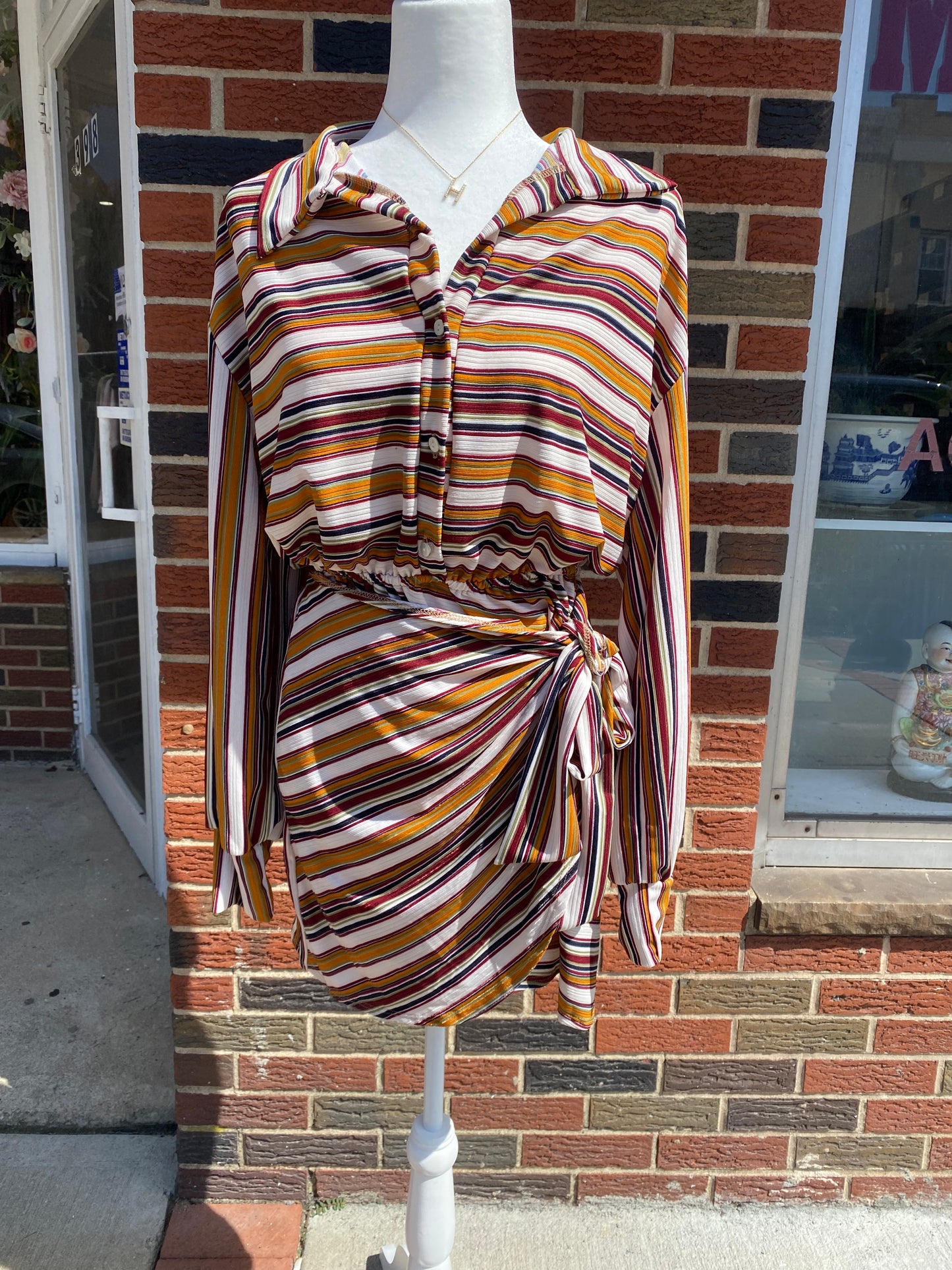 Wrap Skirt Mini Dress