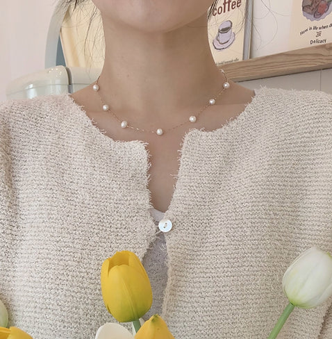 Harmony Delicate Pearl Necklace