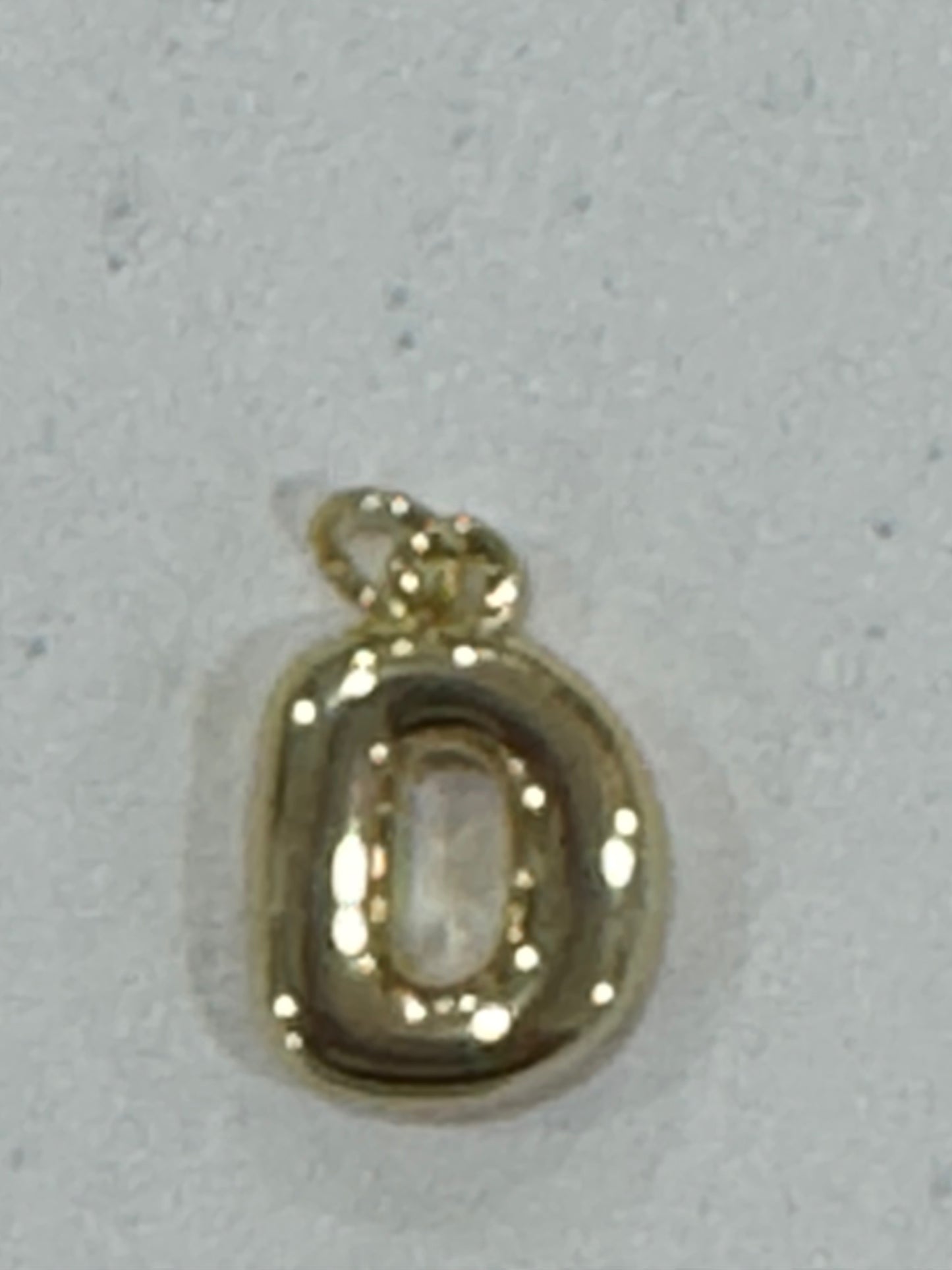 Bubble Initial CharmNecklace