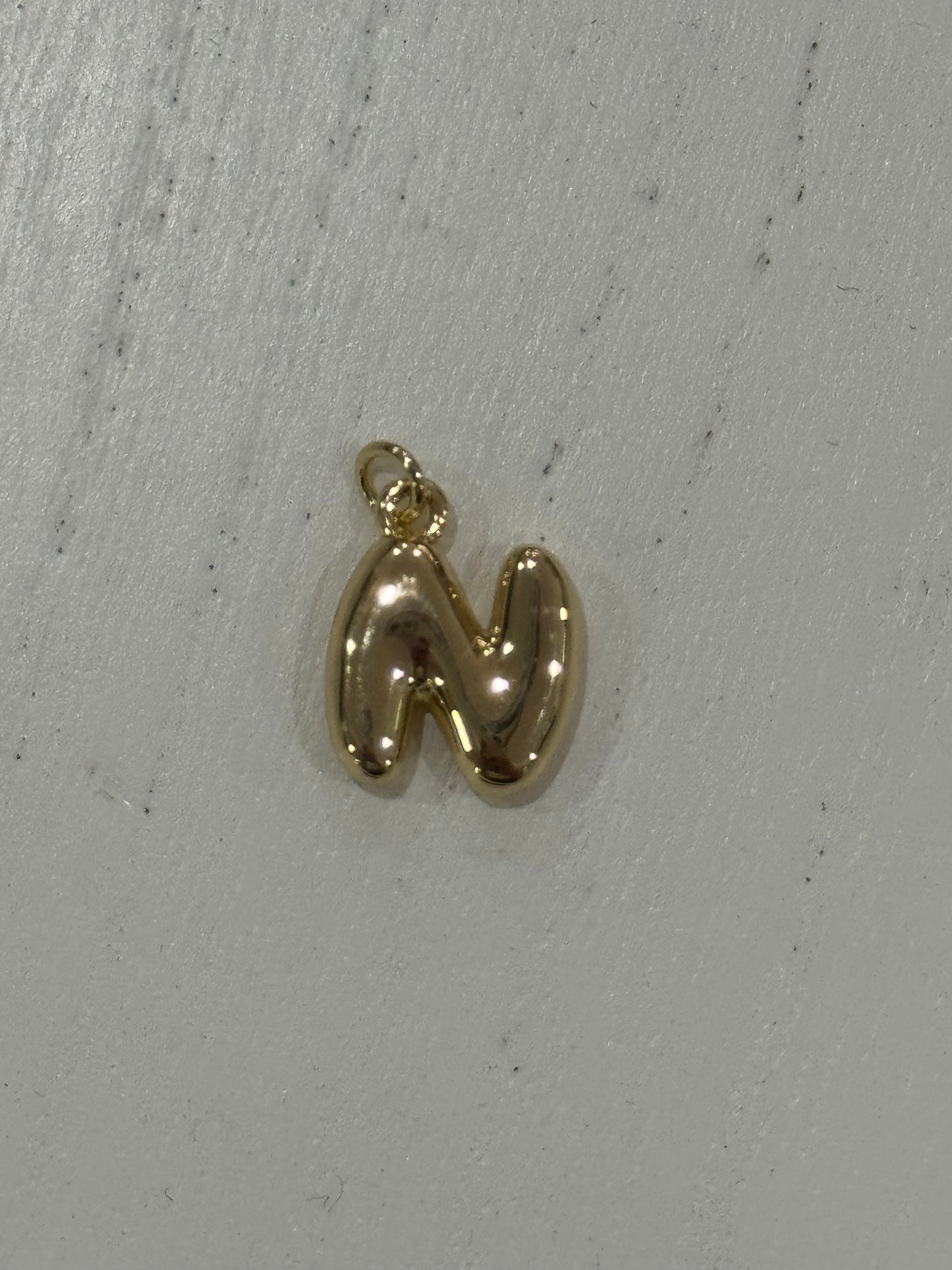 Bubble Initial CharmNecklace
