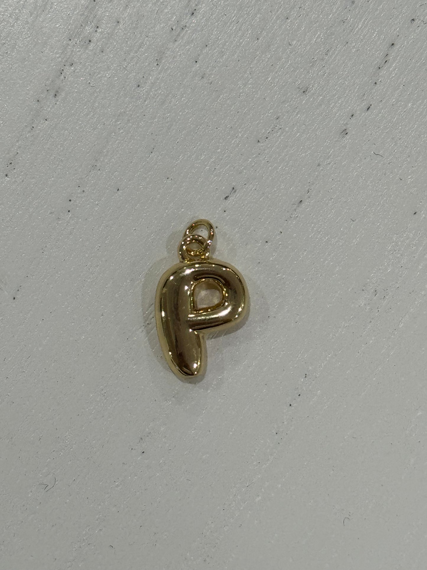 Bubble Initial CharmNecklace