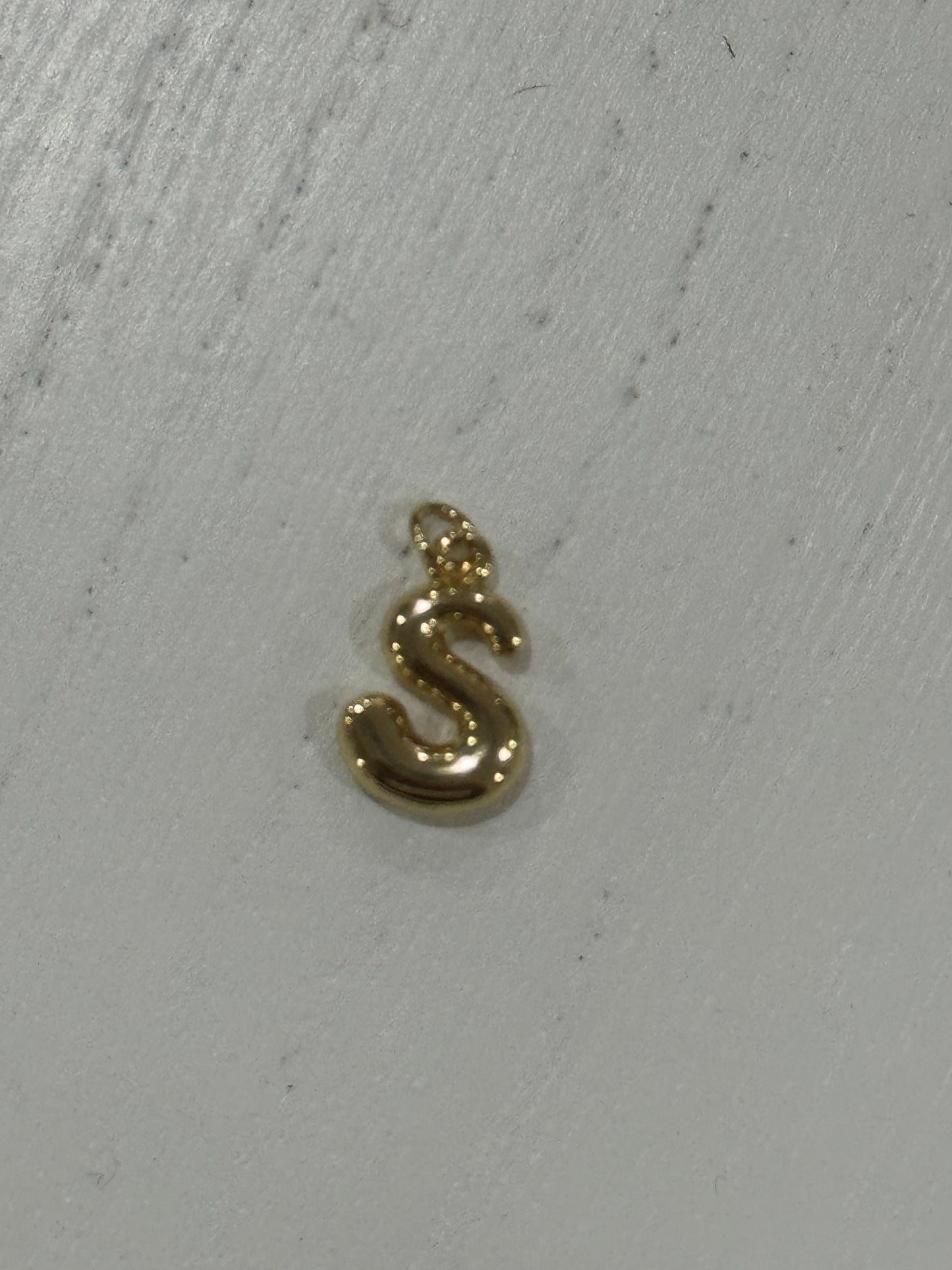 Bubble Initial CharmNecklace