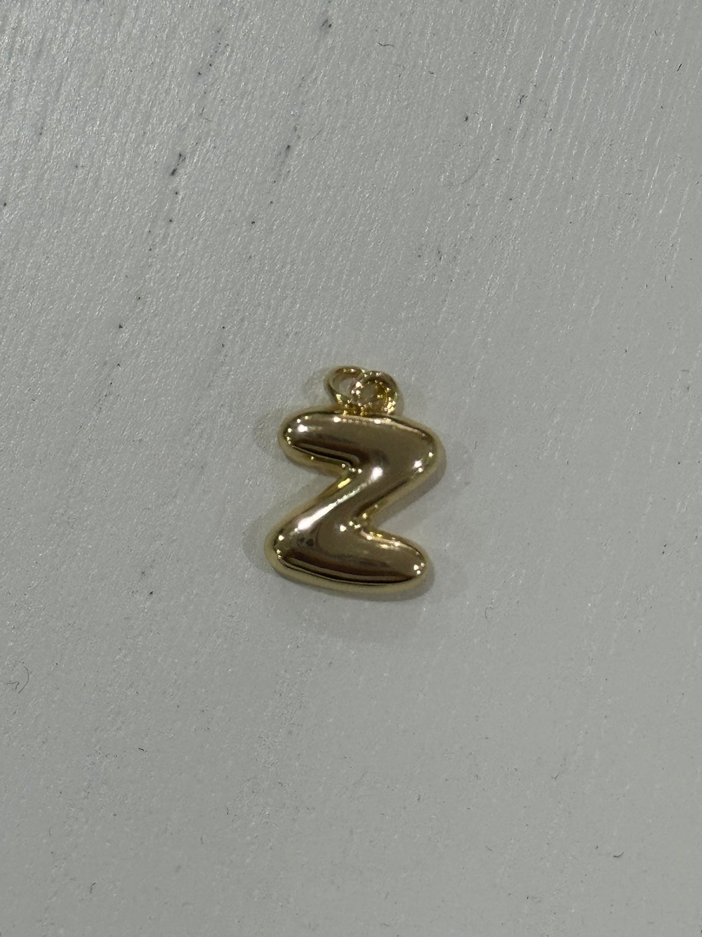 Bubble Initial CharmNecklace