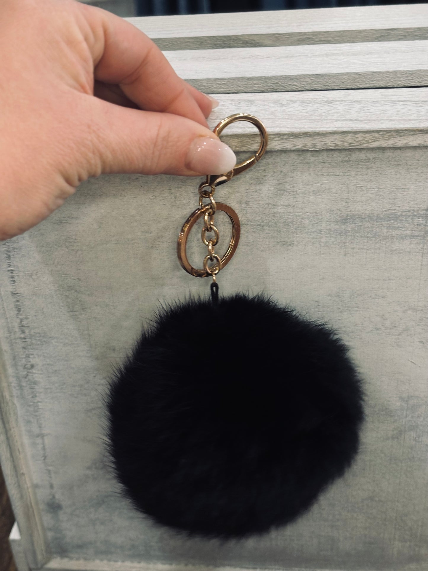 Poofy Keychain