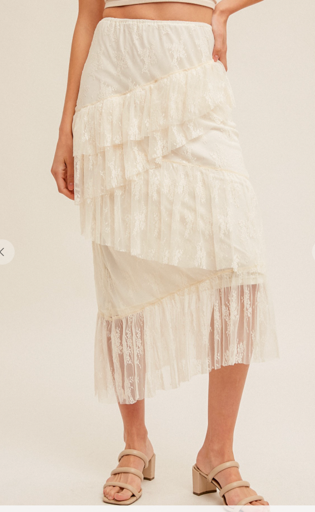 Desert Rose Lace Skirt
