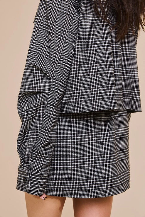 Checkmate Mini Skirt