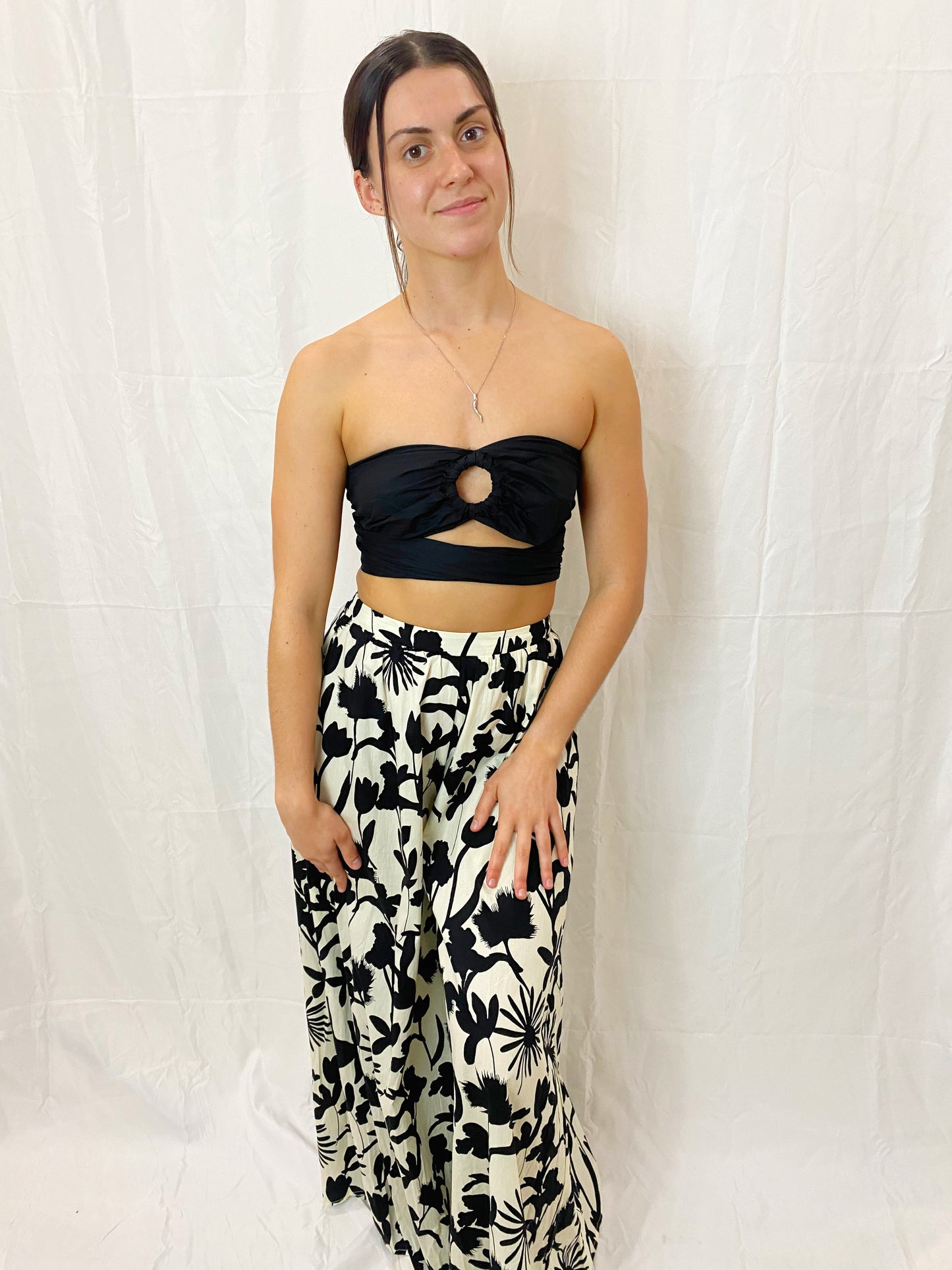 Black Wrap Top
