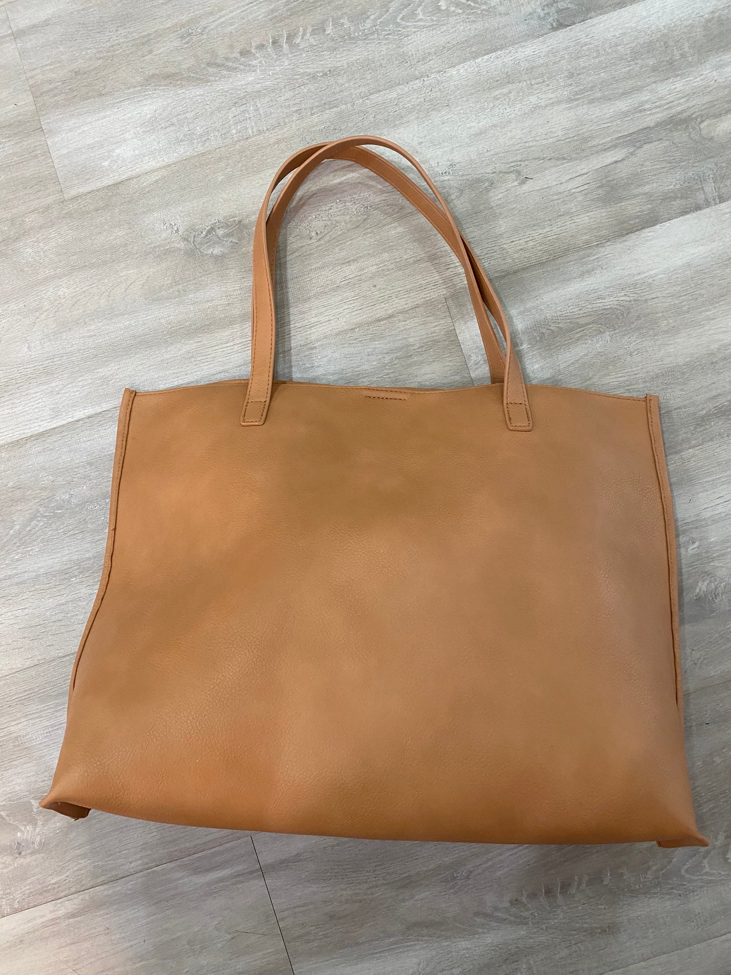 Faux Leather Tote Bag