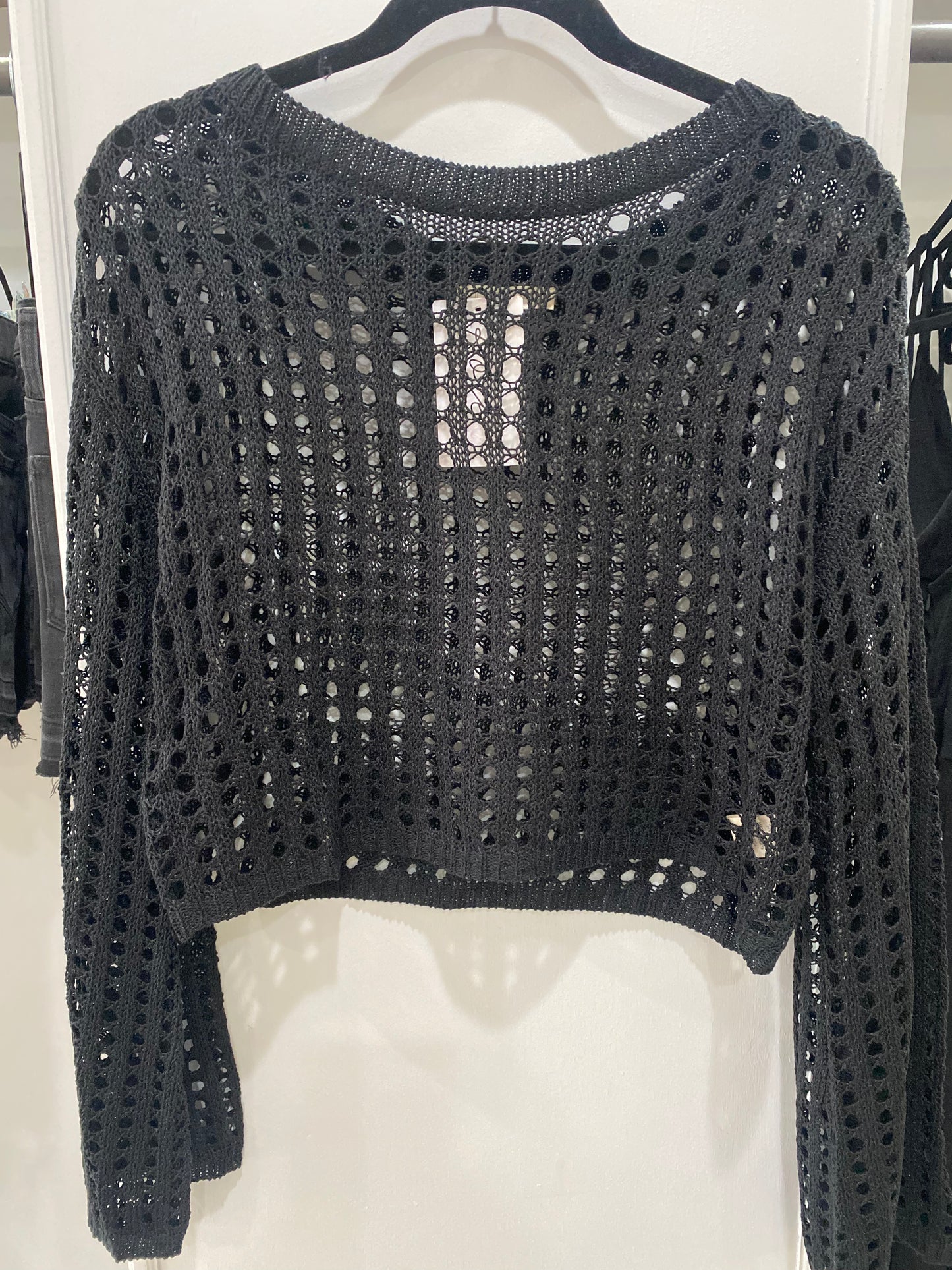 Crochet Bell Sleeve Sweater