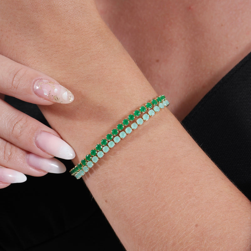 Emerald Tennis Bracelet