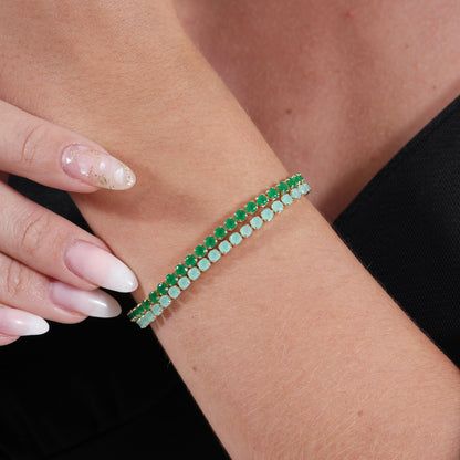 Emerald Tennis Bracelet