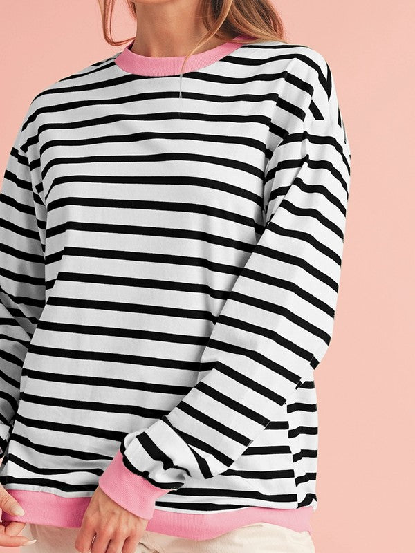 Joy Striped Pullover