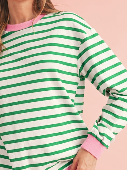 Joy Striped Pullover