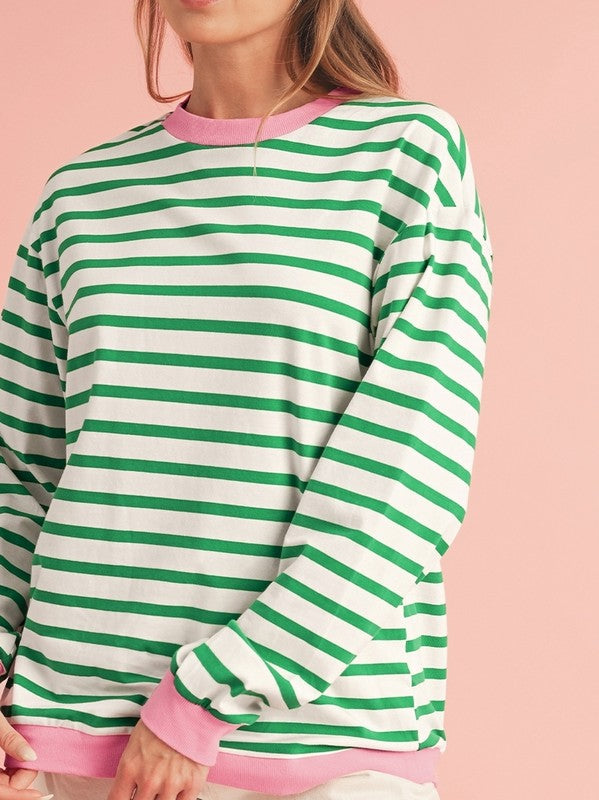 Joy Striped Pullover