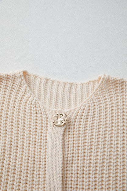 Cynthia Knit Buttoned Sweater Vest