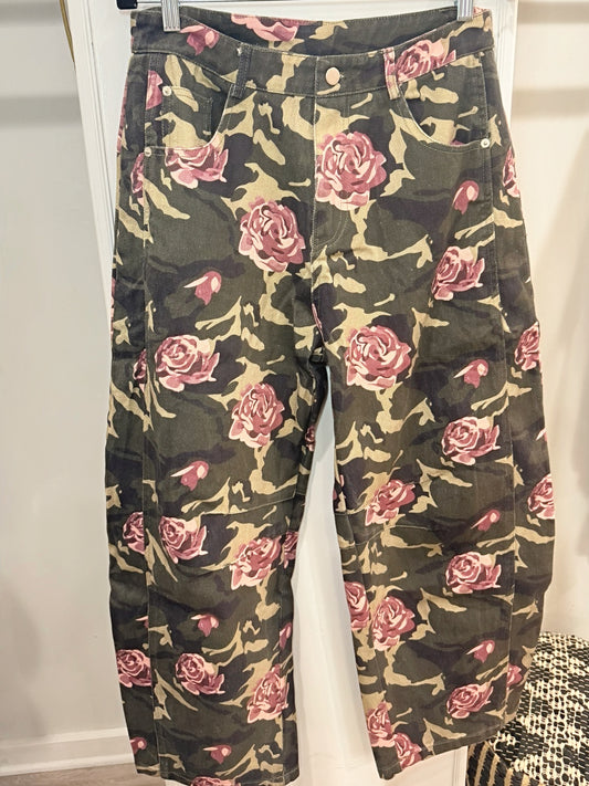 Camo Rose Pants