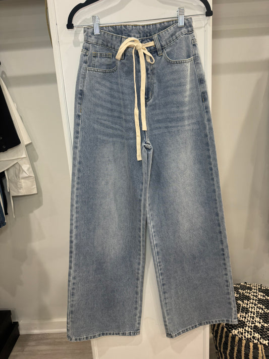 True Tie Front Jeans