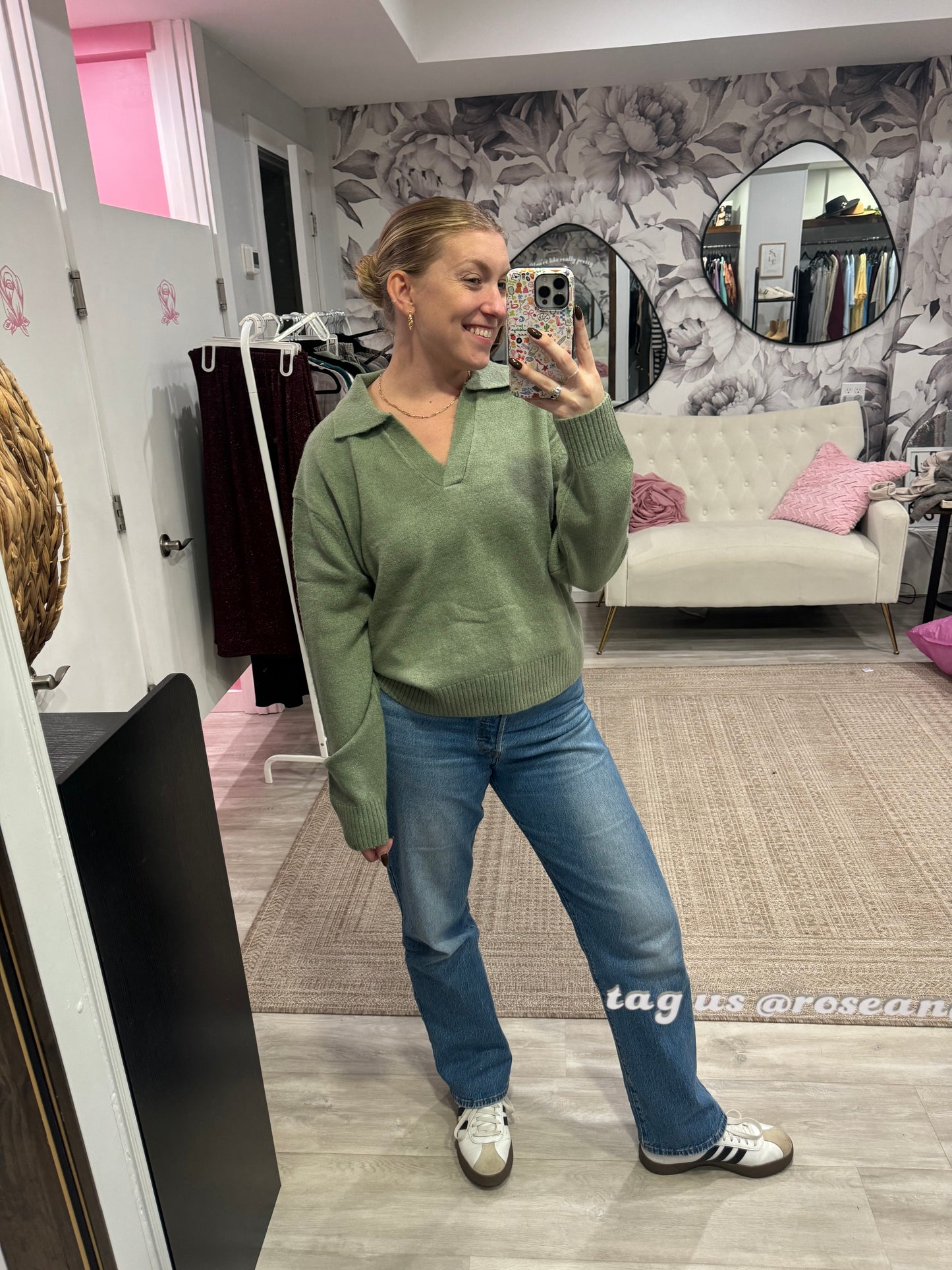 Liz’s Collared Sweater