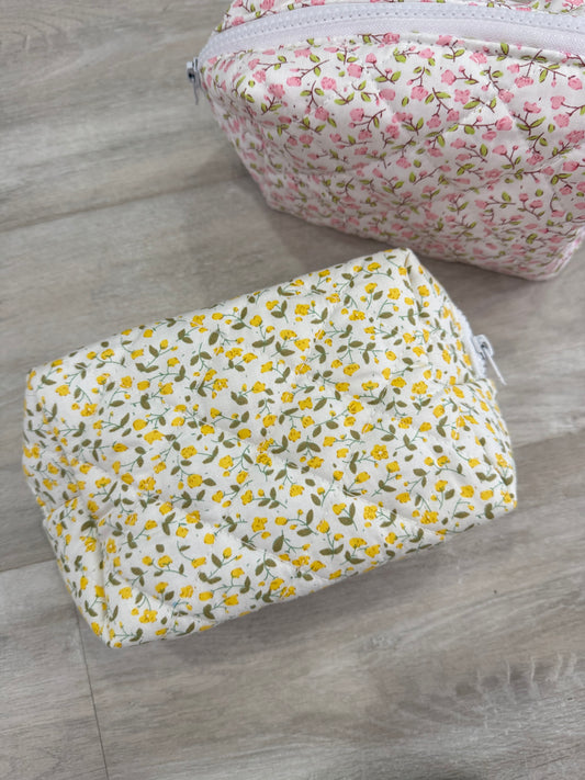 Floral Frenzy Cosmetic Bag
