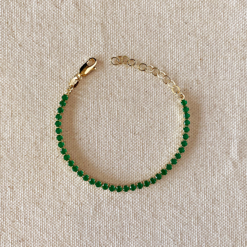 Emerald Tennis Bracelet