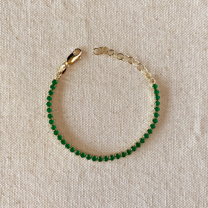 Emerald Tennis Bracelet