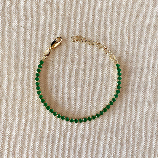 Emerald Tennis Bracelet