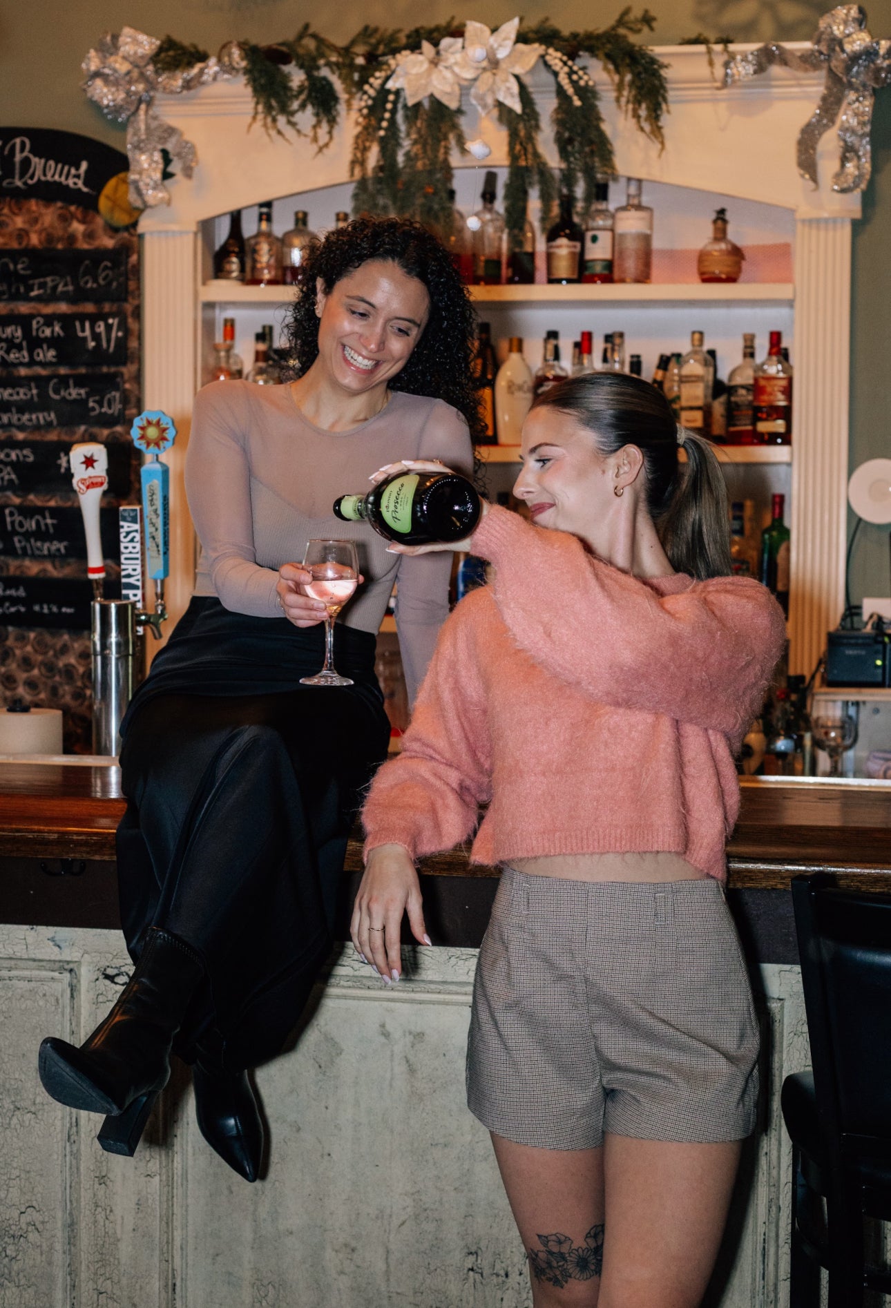 Blush Cropped Sweater