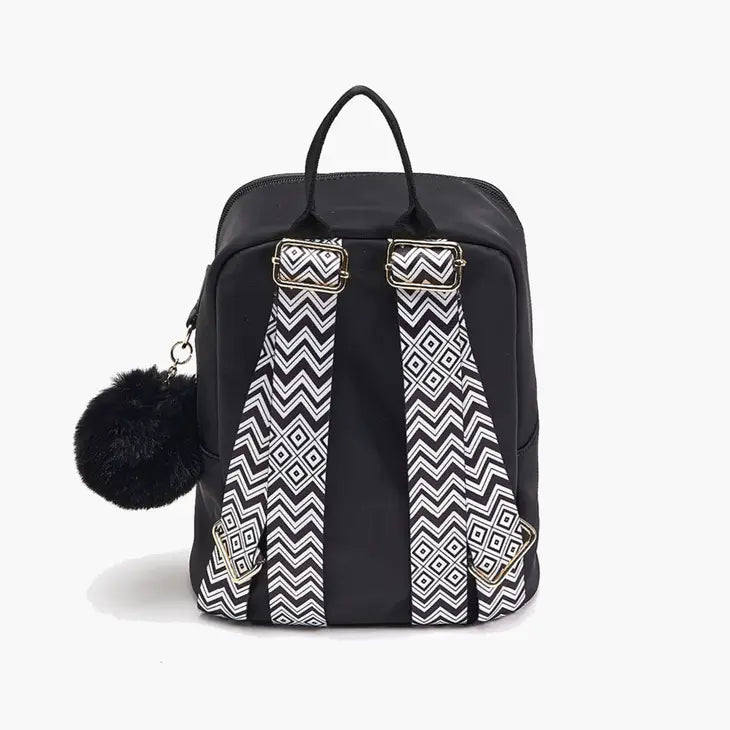 Pom Pom Mini Backpack