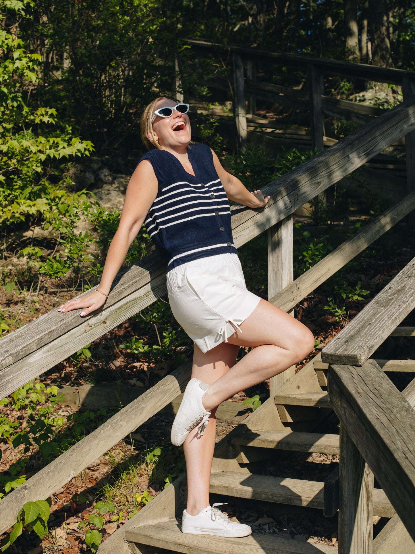 Linen Bow Shorts